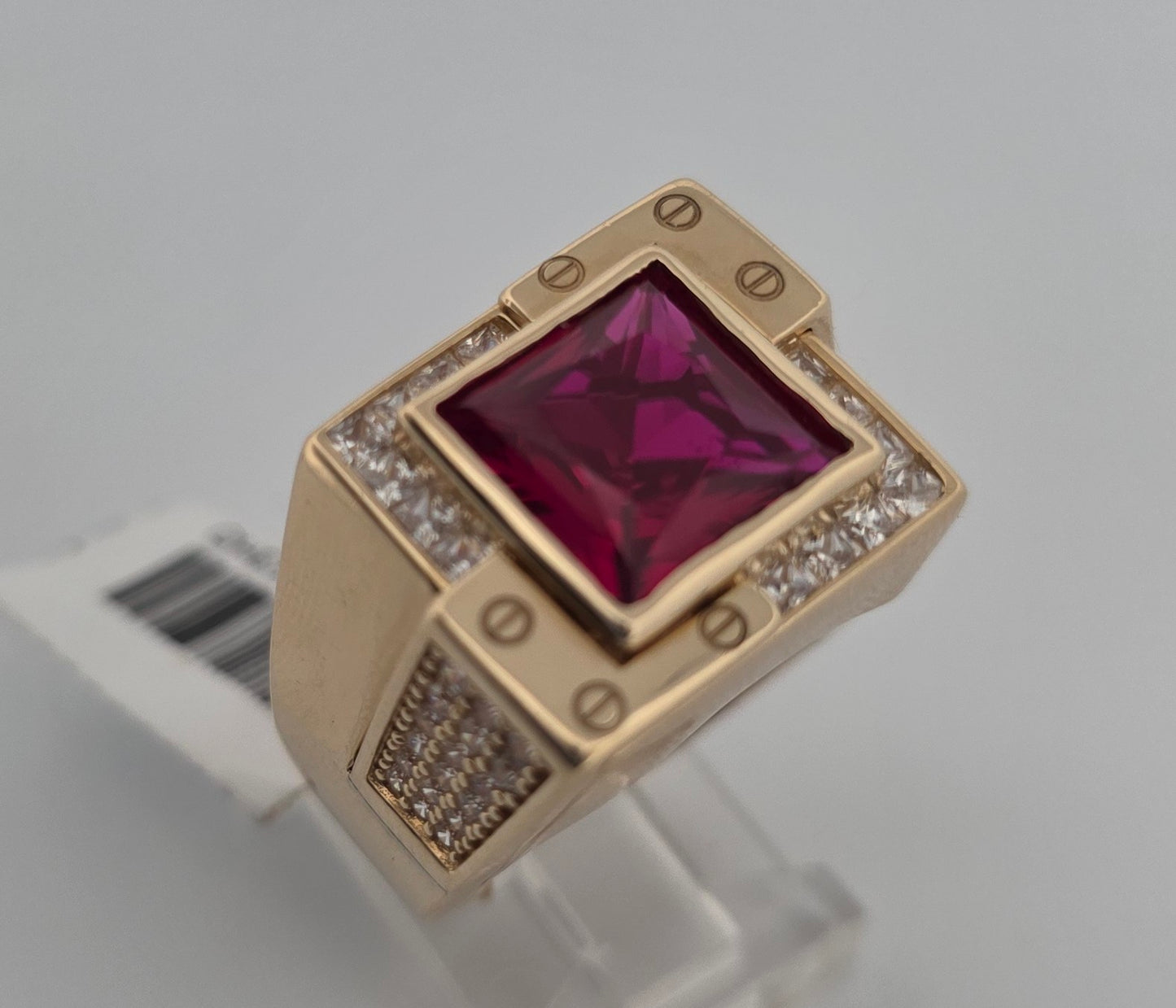 Anillo piedra roja AN000002223HO