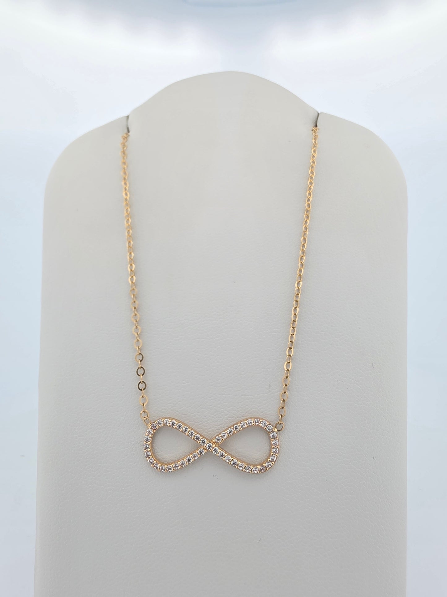 CADENA 14K Size #16 INFINITY CZ
