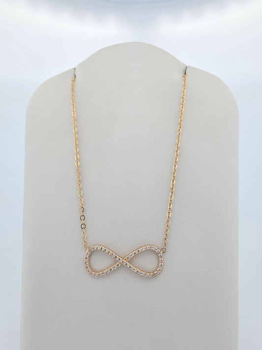 CADENA 14K Size #16 INFINITY CZ