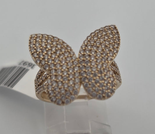 ANILLO 10K Size #7- maroposa cz