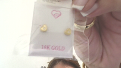 18K Hart With Design