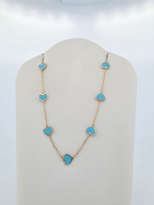 Turquoise Heart necklace TU000001131GA