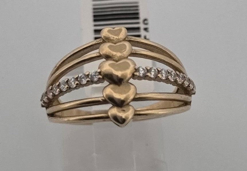 ANILLO LINEA DE CORAZONES AN00000517MU