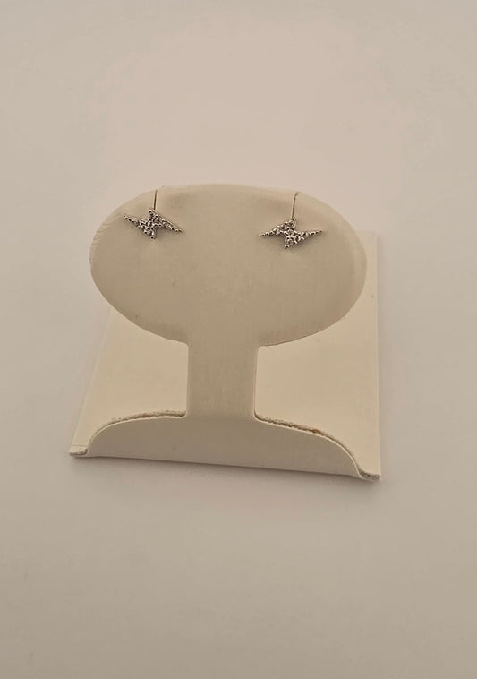 Lightning Lights White Gold Studs LI000001439PE