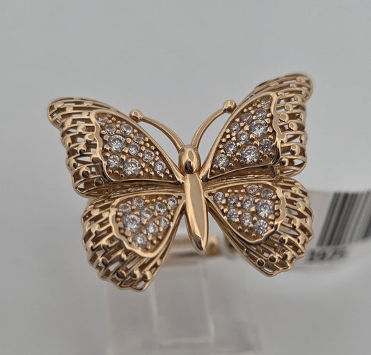 ANILLO 14K MARIPOSA