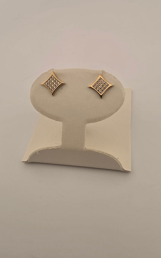 ARETES 10K zc Weight 1.3CUADRADOS PARA HOMBRE