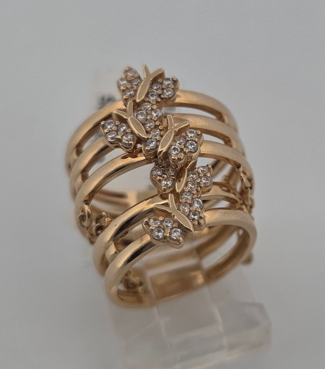 ANILLO DE MARIPOSA CON MIDI AN00000359AL CLON