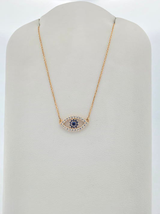 Open Evil Eye Necklace OP000001017AL